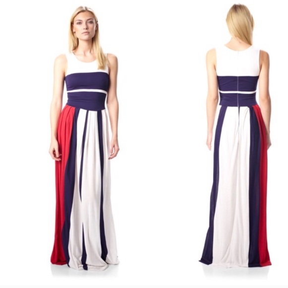 French Connection Colorblock Maxi Dress - Picture 2 of 3
